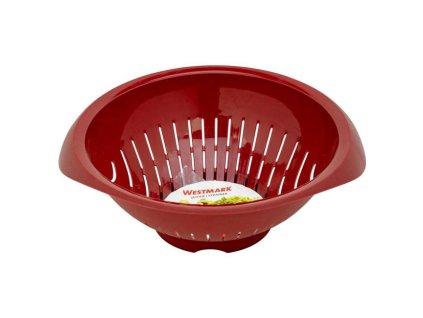 Cedník na salát, vnitřní ø 25 cm - červený