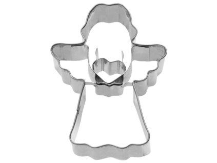Vykrajovátko ANDĚL-střed srdce / 6 cm