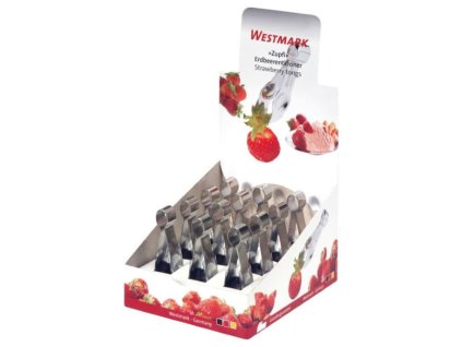 Kleště na jahodové stopky ZUPFI - presentační box / 12 ks