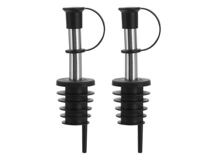 Nálevka s víčkem a příchytkou, plastová INOX ECO-POUR / 2 ks