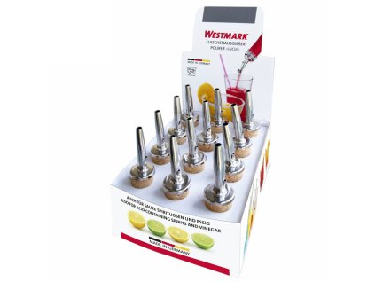Nálevka korková INOX GASTRO / 12 ks