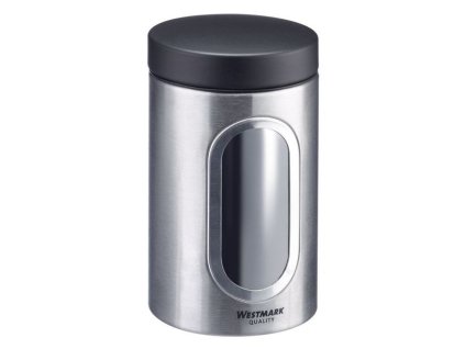 Dóza s okénkem, nerezová 950 ml
