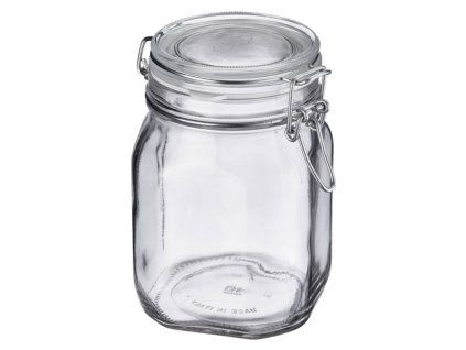 Sklenice s drátovým uzávěrem a těsněním FIDO, 2 l, ø 90 mm