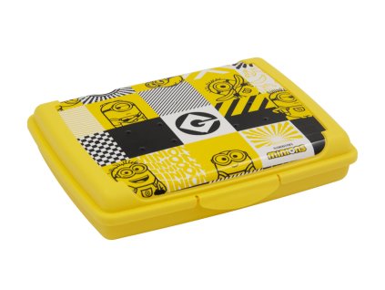 box svačinový 17x13x3,5cm MIMONI s klick uz. PH ŽL
