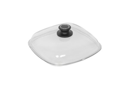 poklice 26x26cm, AMT, PYREX sklo, vč.plast.úchytu do 240°C