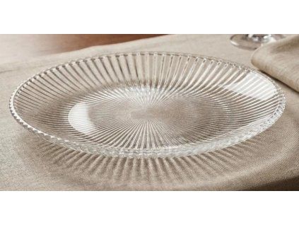 talíř d20cm, dezertní, ANASTAZJA, vroubk. sklo*10/2026