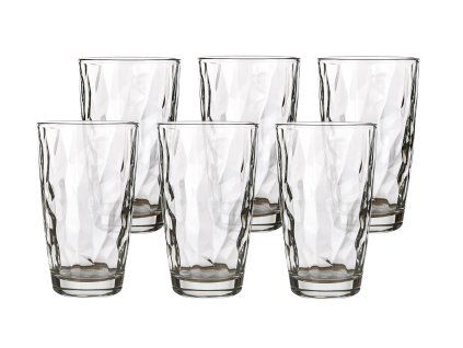 sklenice 470ml DIAMOND čirá (6ks)