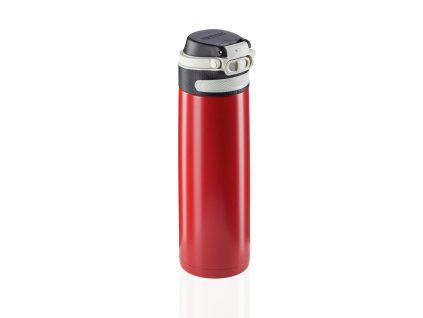 Termoska s šikovným uzávěrem 600 ml - červená