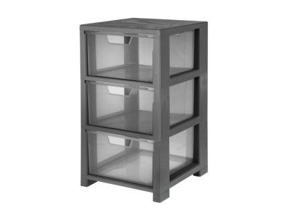 Zásuvka LINEA STORAGE 3 grafit