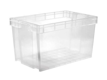 Box HEAVY DUTY 90L transparentní
