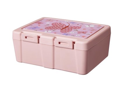 box svačinový 18x13,5x7,5cm s klick uz.,dělený+příbor PH mix barev,mix dekorů