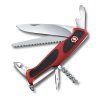 Kapesní nůž RANGER 55 GRIP, 130 mm, červený/černý