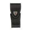 Pouzdro na kapesní nůž Victorinox 111 mm až 3 želíska, kožené, černé