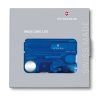Karta Swiss Card Lite, modrá transparentní