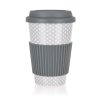 hrnek 400ml GO ŠE silikon.víčko, keramický