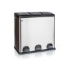 koš na tříděný odpad SAVERY 3x20l nerez/PH