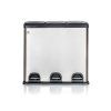 koš na tříděný odpad SAVERY 3x20l nerez/PH