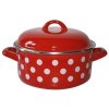kastrol + poklice pr.18cm 2l PUNTÍK ČRV