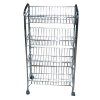 vozík BRILLY 3 koše 46x28x60cm Cr              1116 35 20895