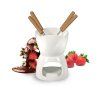 fondue na čokoládu COLLEZIONE BIANCA sada 6díl. keramická