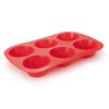 forma na muffiny  6ks 27,5x18x3,2cm silikon ČRV CULINARIA