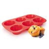 forma na muffiny  6ks 27,5x18x3,2cm silikon ČRV CULINARIA