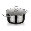 hrnec 26cm se skl.poklicí 6,5l nerez MATTE NEW LINE indukce