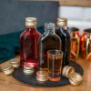 láhev placatka 200ml skleněná