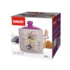 dóza 400ml LAVENDER keramická s dřevěnou lžičkou