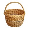 košík nákupní kulatý BOLERO plné pr.29x34cm, lak., NOVÝ