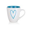 hrnek 550ml HEARTS keramický mix barev