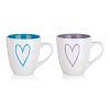 hrnek 550ml HEARTS keramický mix barev