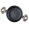 hrnec 20x13,5cm 3,6l nepřiln.povrch METALLIC PLATINUM se skl.poklicí