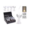 dekorace LED ANDĚL 11,5x6,5x6,5cm závěs mix 36 22162