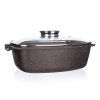 pekáč 39,5x22x11cm nepřiln.povrch PREMIUM Dark Brown s aroma knobem