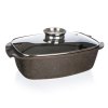 pekáč 39,5x22x11cm nepřiln.povrch PREMIUM Dark Brown s aroma knobem