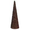 dekorace PYRAMIDA 40cm, kov., 20LED, HN 36 22489