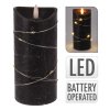 svíčka LED pr. 7x15cm 1LED/10LED ČER 36 22493