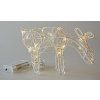 dekorace LED SOB 20cm, 20LED, s časovačem, akryl 35 22494