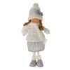 dekorace DÍVKA/CHLAPEC STOJÍCÍ 49cm BÍ/STŘ mix 38 22511