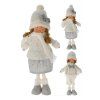 dekorace DÍVKA/CHLAPEC STOJÍCÍ 49cm BÍ/STŘ mix 35 22511