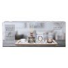 svícen/diffuser 36x14cmx1cm 5 dílů+dekorace, dřevo/sklo 39 22766