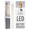 svíčka LED v.23cm, blikající plamen, časovač, SLON.KOST 35 22768