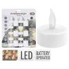 svíčka čajová LED pr 3,5cm BÍ (16ks mix) s bateriemi 36 22782