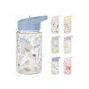 láhev na pití  400/450ml dětská s brčkem PH mix barev, mix dekorů