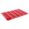 forma na rohlíčky 30ks 35x25x1,3cm silikon ČRV