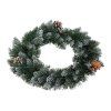 dekorace VĚNEC 40cm PVC ZE 35 23097