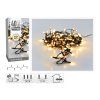 osvětlení vánoční  3m 40LED teplá BÍ, ZE IP44 36 23107
