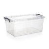 box úložný GEMA 14l, 42x27x18cm, víko, klip, PH ŠE/TRA