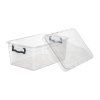 box úložný GEMA 14l, 42x27x18cm, víko, klip, PH ŠE/TRA